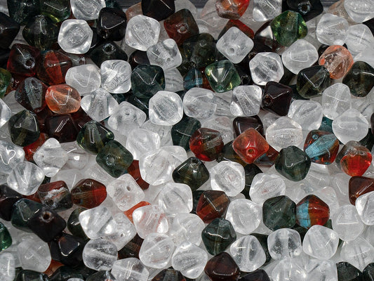 OUTLET Bicone Lucern Pressed Beads, 6 mm, Glass, Czech Republic