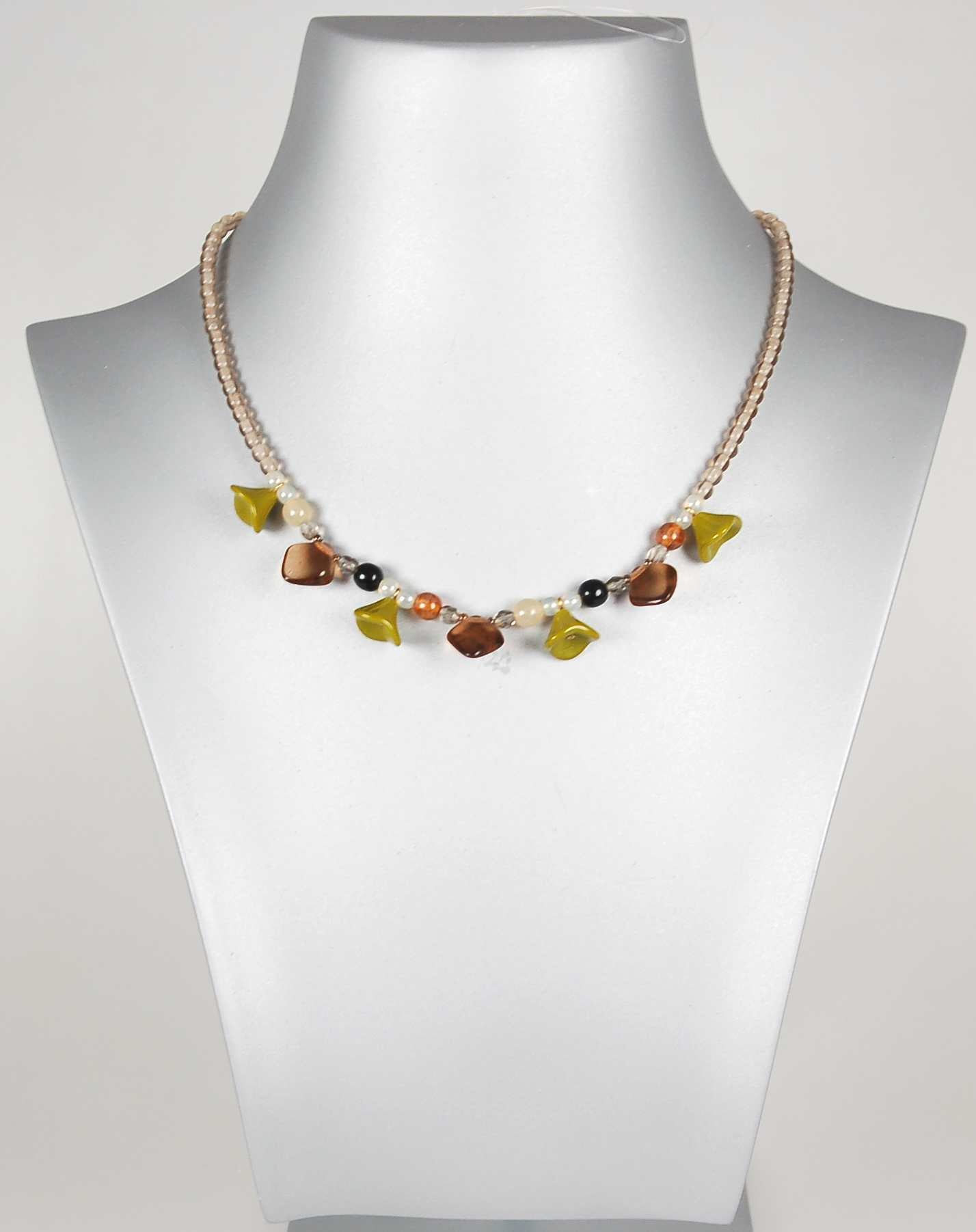 3 pcs Jewelry piece with Czech Glass Beads (OUTLET Vintage)