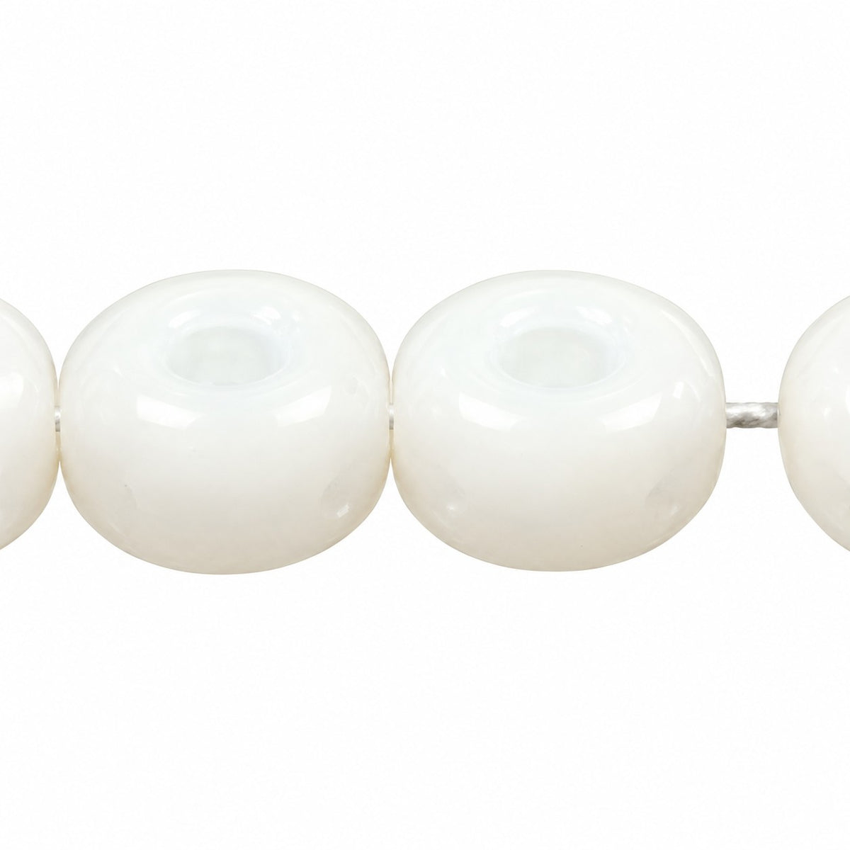 Triple Hole Beads, Crystal, Transparent 111-77-794 8X4Mm 00030, White Matte (02010-84110), Glass, Czech Republic