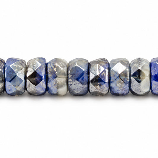 Faceted Special Cut Beads Rondelle, 99995 Hematite (99995-14400), Glass, Czech Republic
