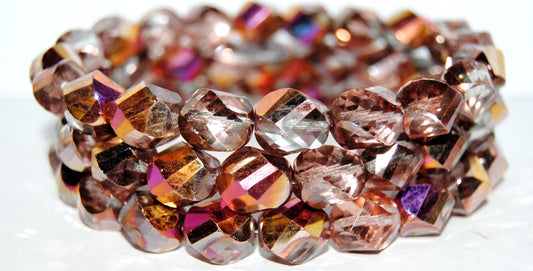 多面火抛光珠，水晶滑石（00030-29500），玻璃，捷克共和国