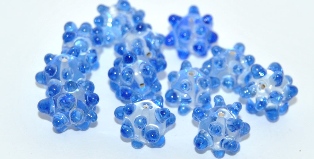 チェコガラス製ハンドメイドランプワークビーズライン、アベンチュリン入り、A (A)、ガラス、チェコ共和国