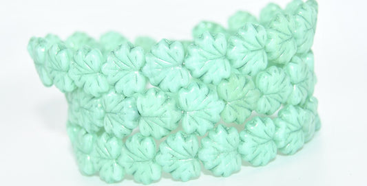 OUTLET 10 grams Maple Leaf Beads, 13 x 11 mm, Copper Lined 43814 (54200-43814), Glass, Czech Republic