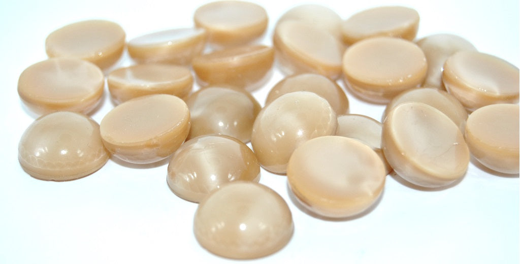 Round Flat Back Cabs, 16000 (16000), Glass, Czech Republic ~ STRANDED