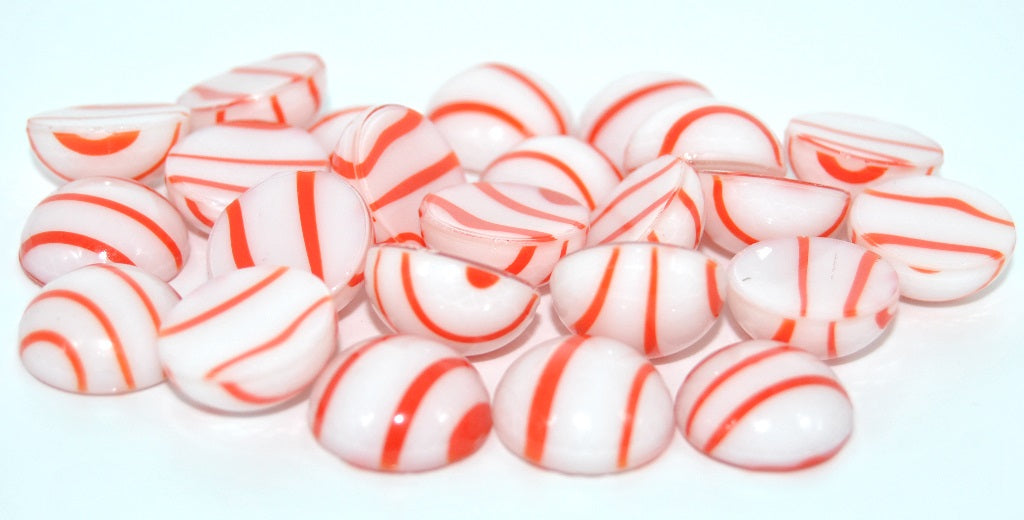 Round Flat Back Cabs, 8905 (08905), Glass, Czech Republic ~ STRANDED