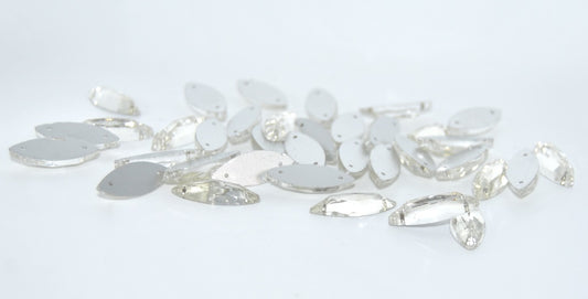 Glass Crystal Rhinestones Sew-on with hole , Glass, Czech Republic