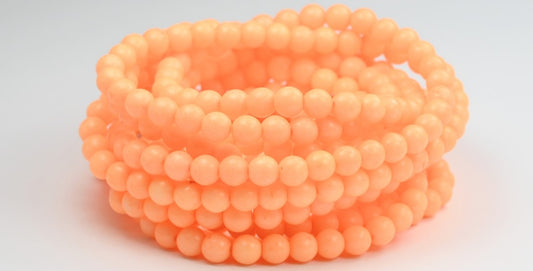 Round Pressed Glass Beads Druck, Neon 30003 Wax (NEON-30003-WAX), Glass, Czech Republic