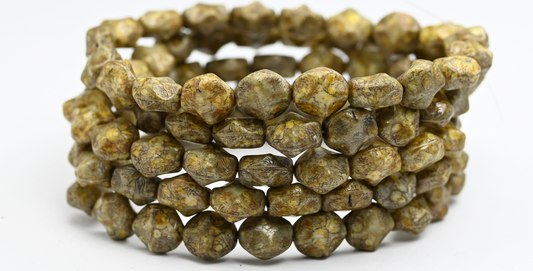 大形珠子，白色 15649 (02010-15649)，玻璃，捷克共和国