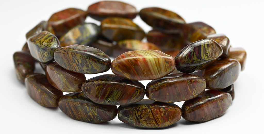 Pressed Beads, Color 1 (COLOR-1), Glass, Czech Republic