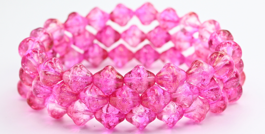 ランタンプレスガラスビーズ、クリスタル541021（00030-541021）、ガラス、チェコ共和国〜STRANDED