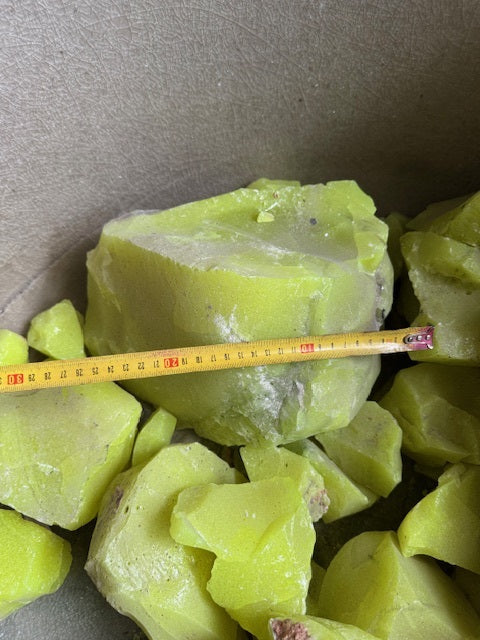 READY TO SHIP CULLET - A piece of uranium glass, Czech Republic