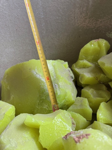 READY TO SHIP CULLET - A piece of uranium glass, Czech Republic