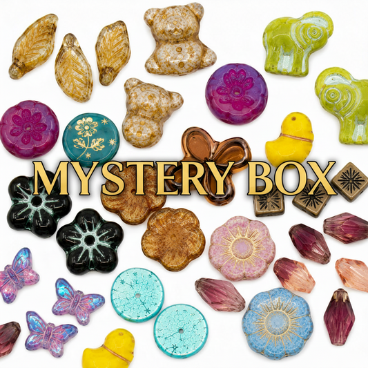 OUTLET Mystery Czech Glass Bead Box, Glass, Czech Republic