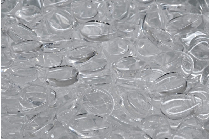 扁平泪珠，水晶(00030)，玻璃，捷克共和国– bcv.glass
