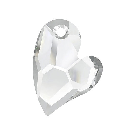 SWAROVSKI ELEMENTS pendant Devoted 2 U Heart 6261 crystal stone with hole Crystal Glass Austria