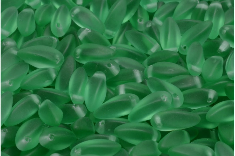 Twist Beads, 50620 Matte (50620-84100), Glass, Czech Republic