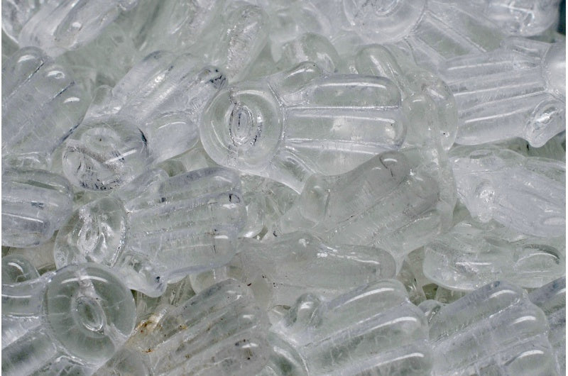 ハムサハンドビーズ、クリスタル（00030）、ガラス、チェコ共和国