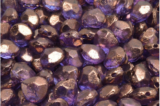 Briolette-Perlen, Kristallviolett (00030-15726), Glas, Tschechische Republik