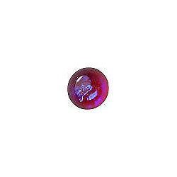 Round Cabochons Flat Back Crystal Glass Stone, Violet 8 Mexico Opals (Mex-34), Czech Republic