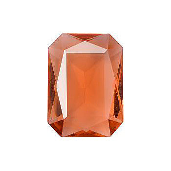 Octagon Faceted Pointed Back (Doublets) Crystal Glass Stone, Pink 12 Transparent (70130-L), Czech Republic