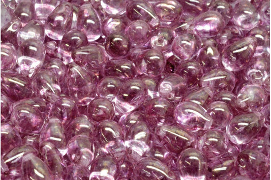 Drop Beads, Crystal Terracotta Lila (00030-15494), Glass, Czech Republic