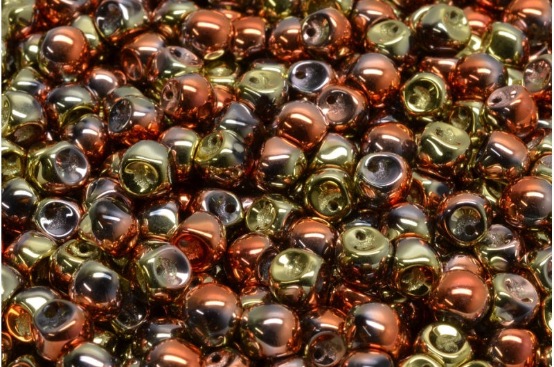 Mushroom Button Beads, Crystal 98542 (00030-98542), Glass, Czech Republic