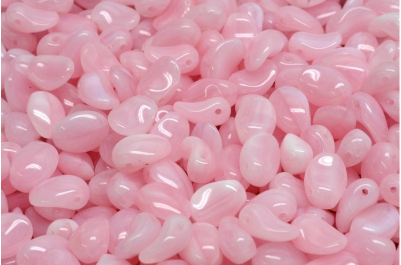 Tulip Petal Beads, Pink David (07724-DAVID), Glass, Czech Republic