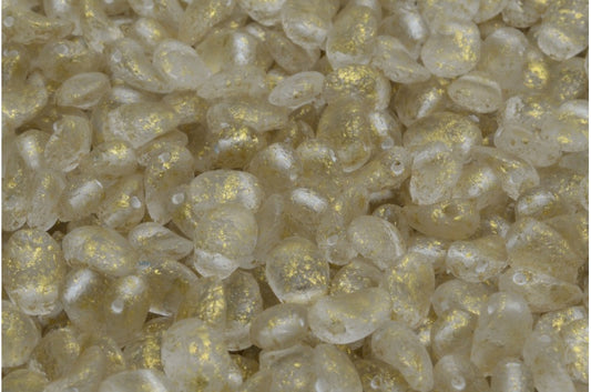Tulip Petal Beads, Crystal Etched 56902 (00030-ETCH-56902), Glass, Czech Republic