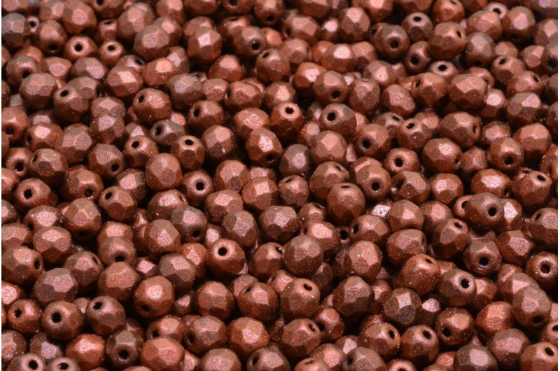 ファセット加工ビーズ ラウンド、ブラック 94100 (23980-94100)、ボヘミアクリスタルガラス、チェコ共和国