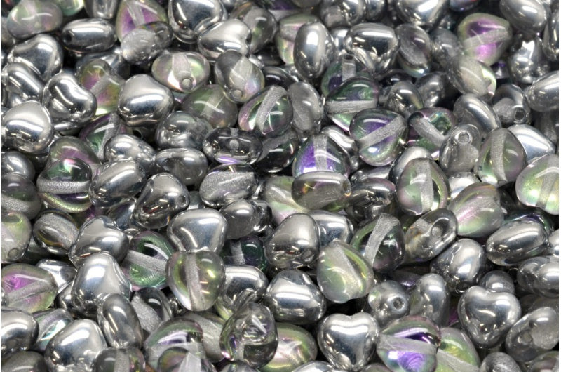 ハートビーズ、クリスタル 26536 (00030-26536)、ガラス、チェコ共和国