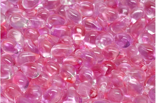 Tropfenperlen, Crystal Pink Purple (00030-48020), Glas, Tschechische Republik