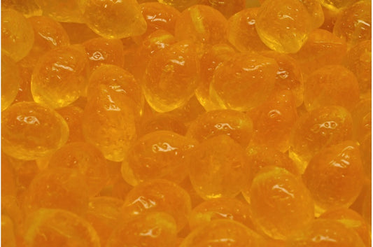 レモンビーズ、透明イエロー（80040）、ガラス、チェコ共和国