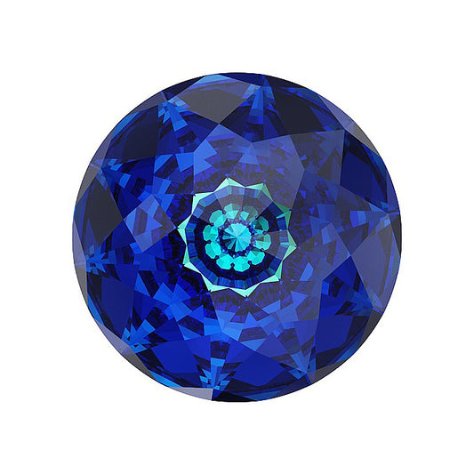 SWAROVSKI CRYSTALS Stone Dome 1400 Round Crystal Stone Crystal Bermuda Blue F Glass Austria