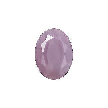 Oval Faceted Pointed Back (Doublets) Crystal Glass Stone, Violet 2 Pearl Colours (02400), Czech Republic