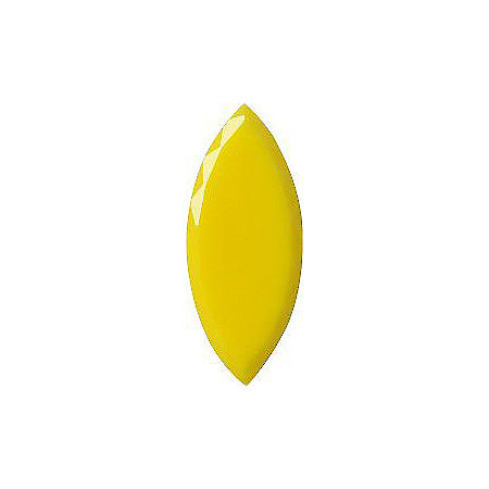 Navette Faceted Pointed Back (Doublets) Crystal Glass Stone, Yellow 10 Opaque (83012), Czech Republic