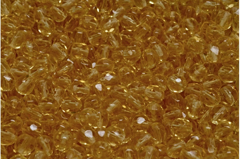 Fire Polish Faceted Beads 4mm, 10010 (10010), Glass, Czech Republic