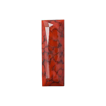 Rectangle Faceted Pointed Back (Doublets) Crystal Glass Stone, Red 6 Matrix Colours (A110), Czech Republic