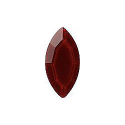 Navette Faceted Pointed Back (Doublets) Crystal Glass Stone, Red 3 Colours 69 (69171), Czech Republic