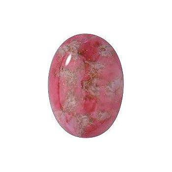 Oval Cabochons Flat Back Crystal Glass Stone, Pink 16 Specials (01548), Czech Republic