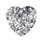 SWAROVSKI ELEMENTS pendant HEART 6228 crystal stone with hole Crystal Black Patina Glass Austria