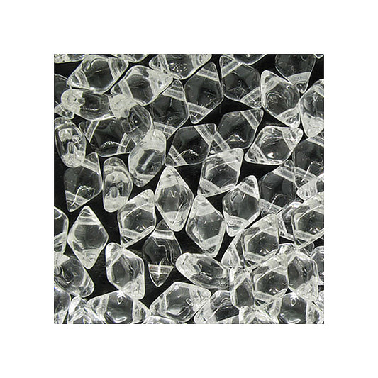 DIAMONDUO glass two-hole beads rhombus gemduo Crystal Glass Czech Republic