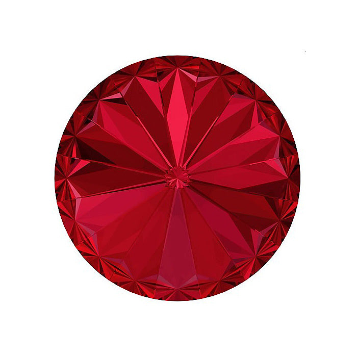 SWAROVSKI CRYSTALS Stones Rivoli 1122 Chaton Scarlet Red Glass Austria