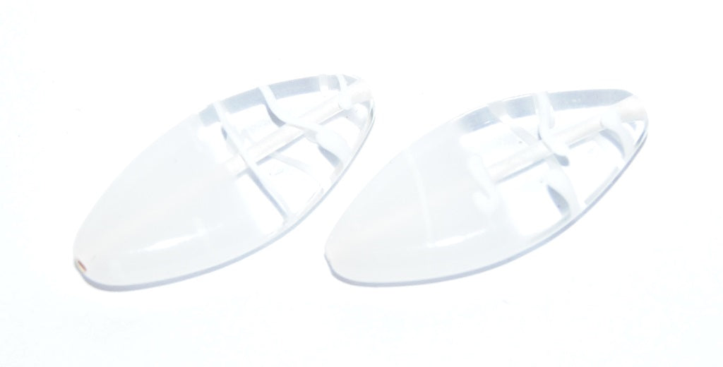 Oval Lampwork Glass Handmade Beads, (A), Glass, Czech Republic