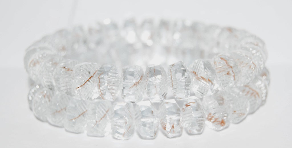 Faceted Cathedral Fire Polished Glass Beads, 39314 (39314), Glass, Czech Republic