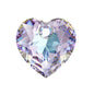 SWAROVSKI CRYSTALS pendant Heart Cut 6432 crystal stone with hole Crystal Vitrail Light Glass Austria