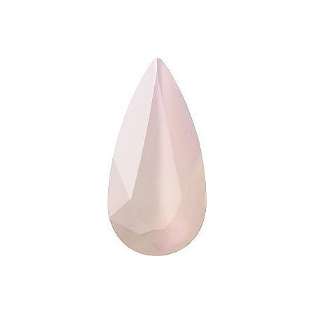 Pear Faceted Pointed Back (Doublets) Crystal Glass Stone, Nude 4 Moonshine (04030-80100-K-70110-K), Czech Republic