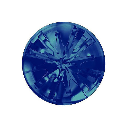 SWAROVSKI CRYSTALS Stones Sea urchin 1695 Round Crystal Stone Crystal Bermuda Blue F Glass Austria