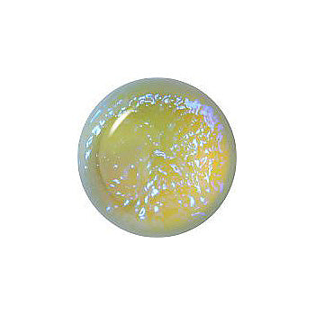 Round Cabochons Flat Back Crystal Glass Stone, Light Green 1 Mexico Opals (16316), Czech Republic