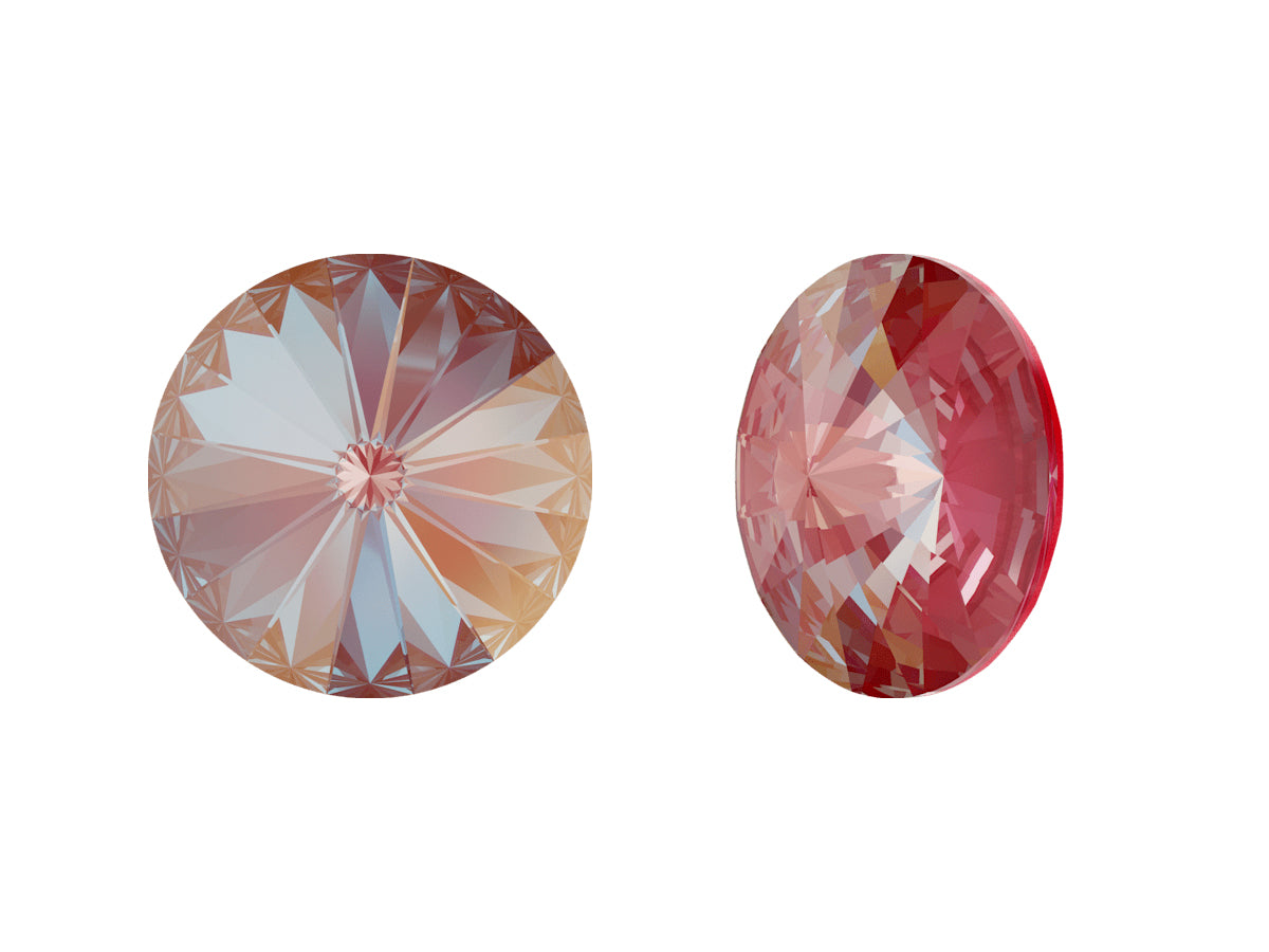 SWAROVSKI CRYSTALS Stones Rivoli 1122 Chaton Royal Red Crystal Delite Glass Austria