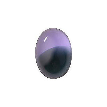 Oval Cabochons Flat Back Crystal Glass Stone, Violet 6 Multicolours (Bi-2031-3033), Czech Republic